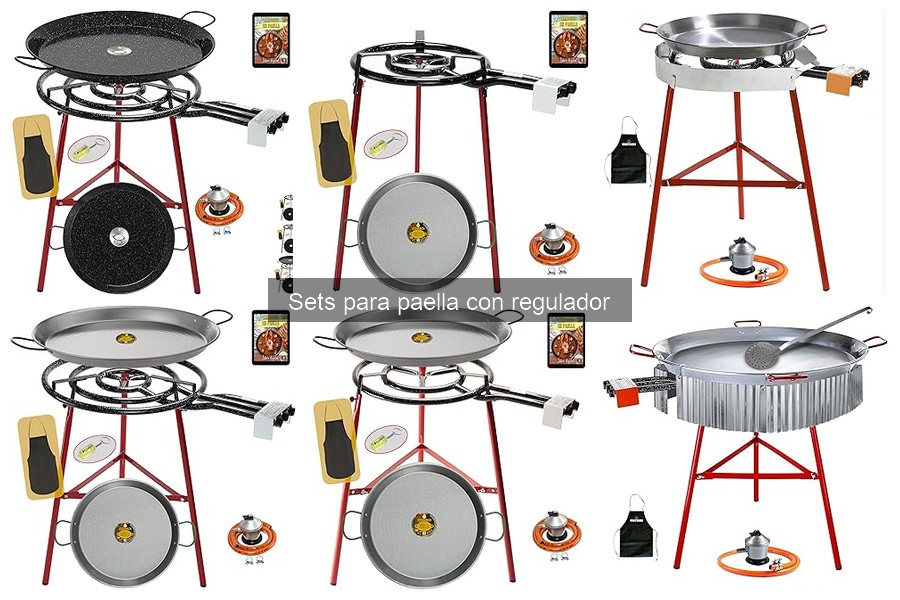 Accesorios esenciales para tus sets de paella con regulador