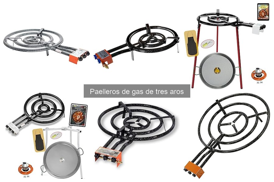 Accesorios imprescindibles para paelleros de gas de tres aros