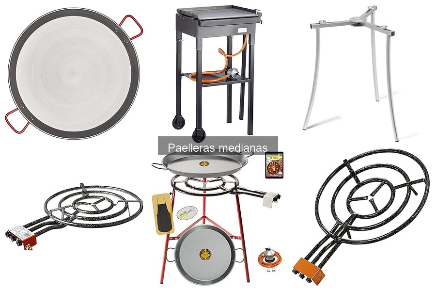 Alteraciones de recetas para paelleras medianas