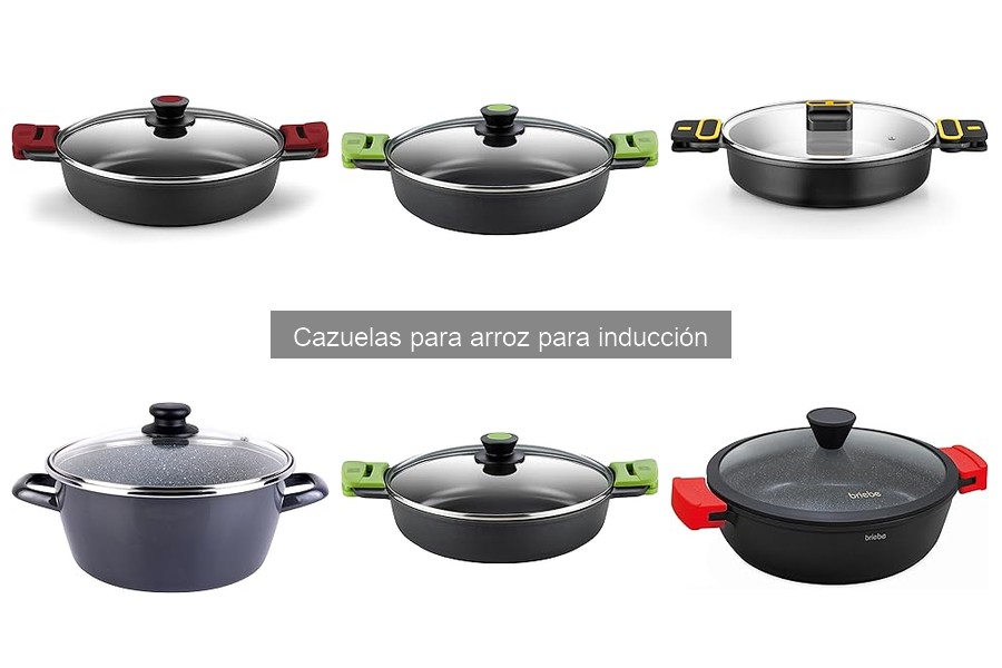 Alternativas a cazuelas de arroz para inducción: Utensilios recomendados