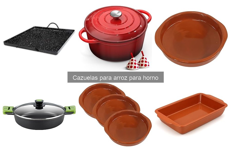 Alternativas a Cazuelas para Arroz en Horno - Mejores Utensilios