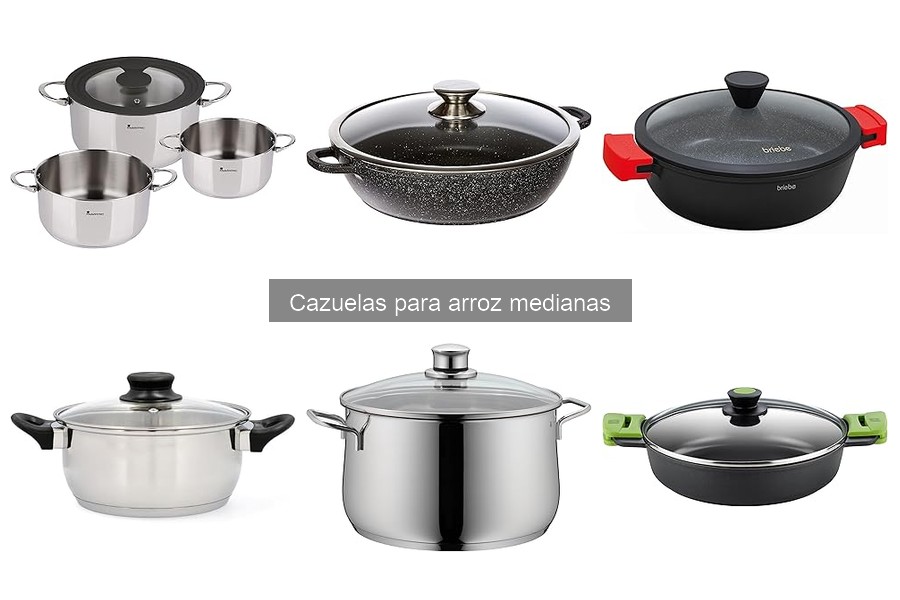 Alternativas a cazuelas para arroz medianas: opciones efectivas