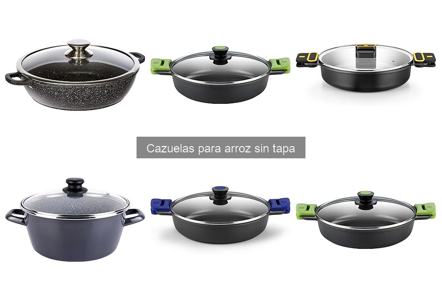 Alternativas a cazuelas para arroz sin tapa