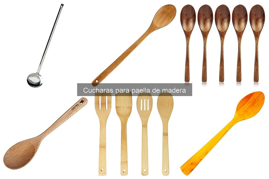 Alternativas a cucharas de madera para paella: descubre opciones