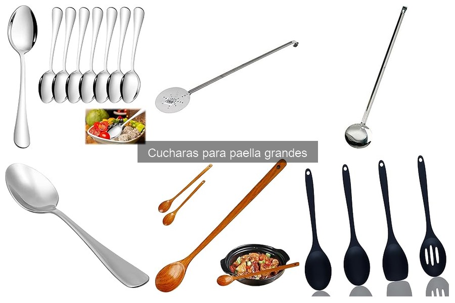 Alternativas a cucharas grandes para paella: ¡Descúbrelas!
