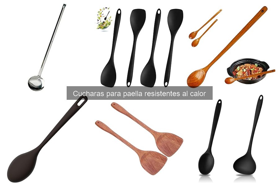 Alternativas a cucharas para paella: mejores utensilios