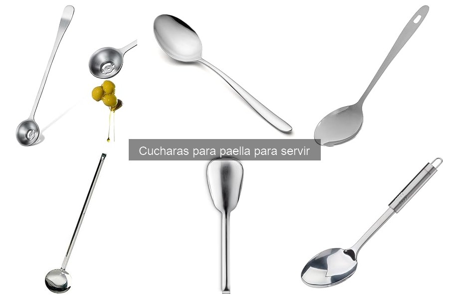 Alternativas a Cucharas para Paella: Utensilios para Servir