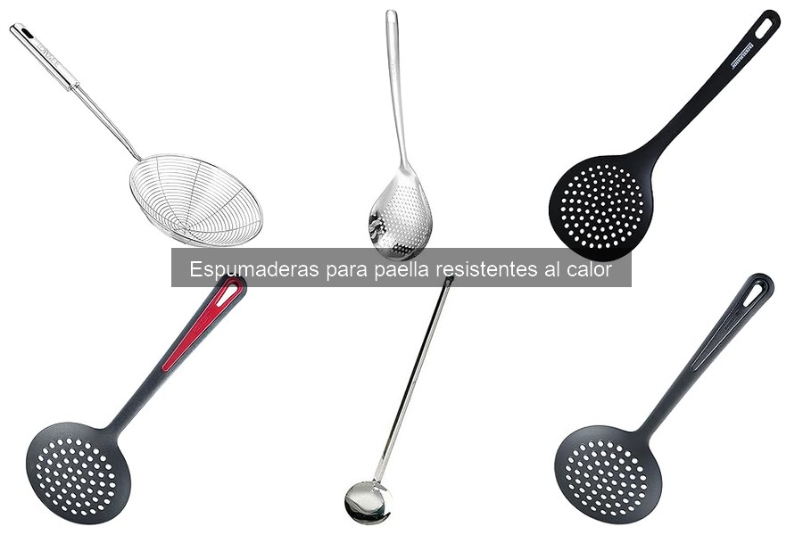 Alternativas a espumaderas para paella: soluciones prácticas