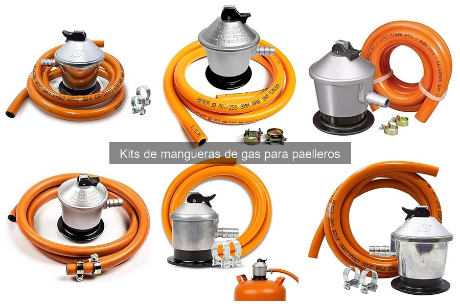 Alternativas a kits de mangueras de gas para paelleros
