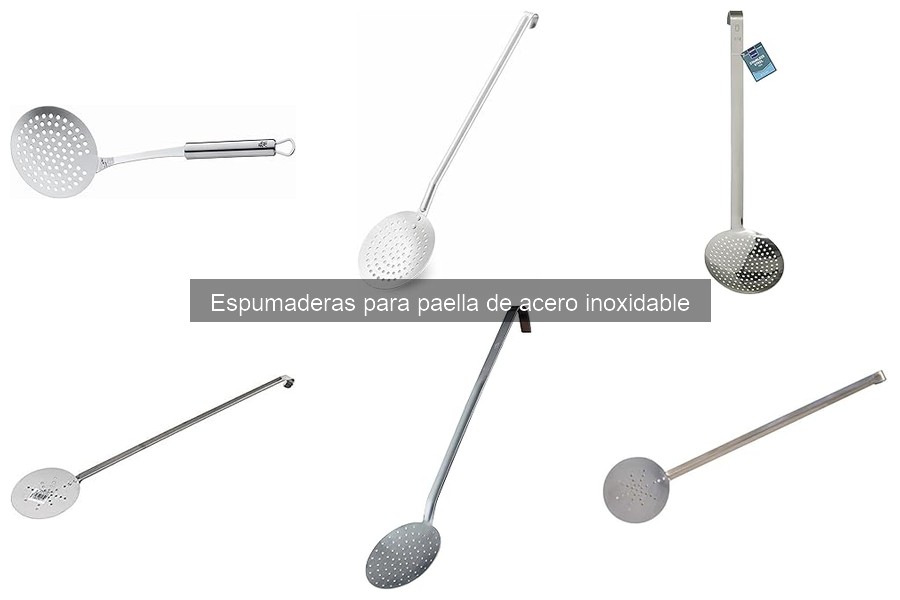 Alternativas a la Espumadera de Acero Inoxidable para Paella