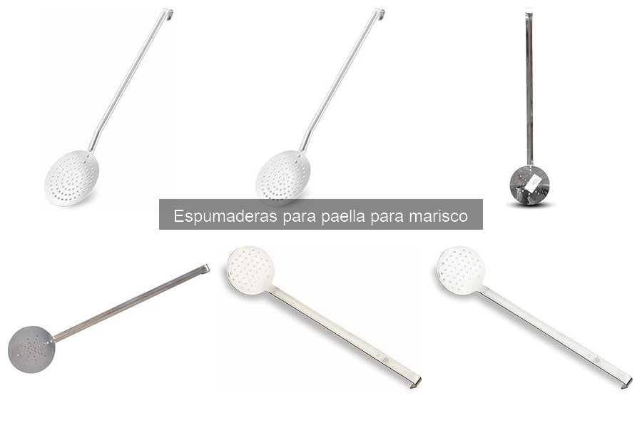 Alternativas a la espumadera para paella y mariscos