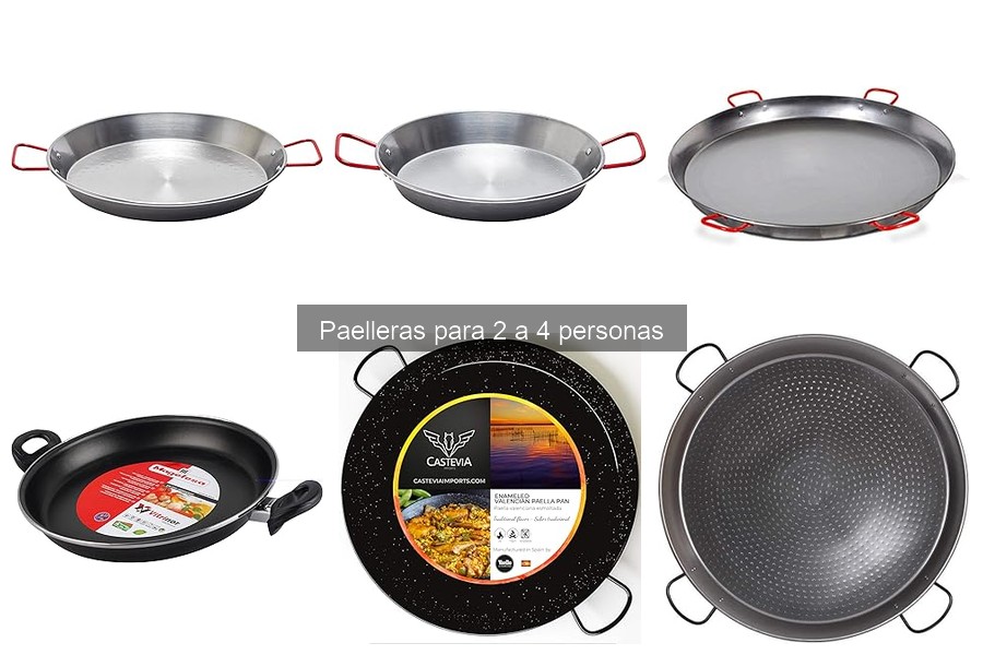 Alternativas a la paellera para 2 a 4 personas