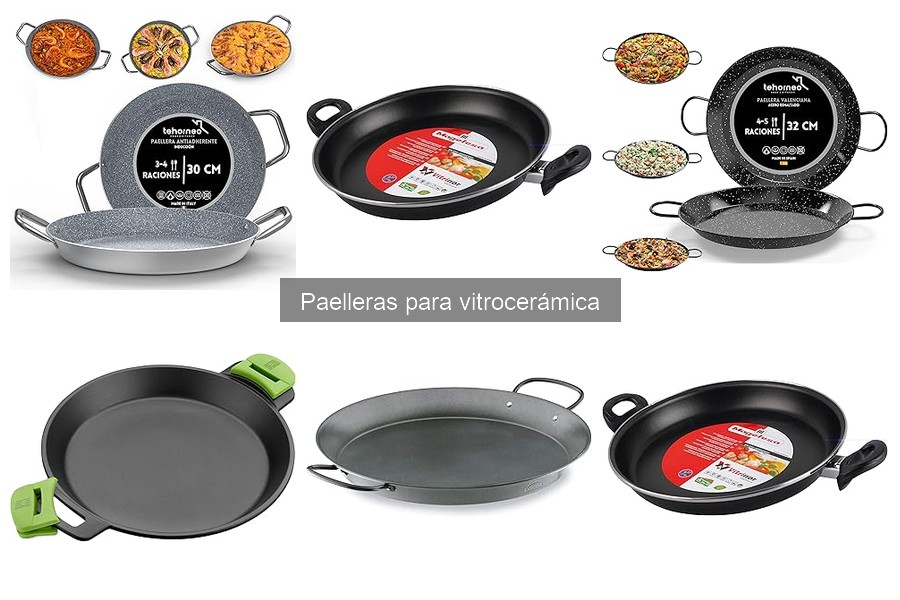 Alternativas a la paellera para vitrocerámica: Utensilios útiles