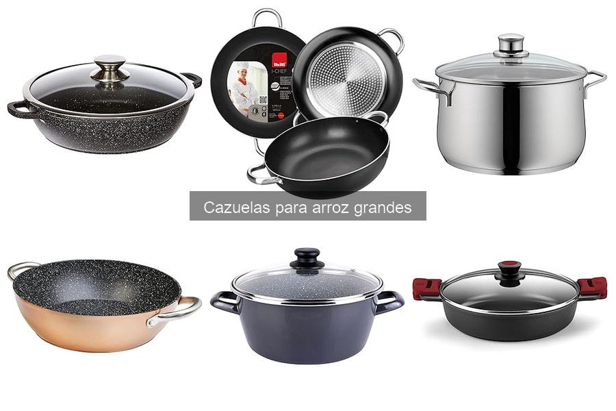 Alternativas a las cazuelas para arroz grandes: Mejores opciones