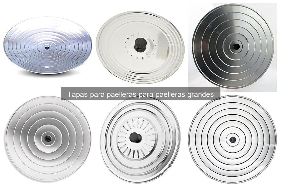Alternativas a las tapas para paelleras grandes