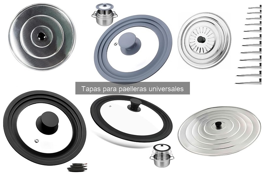 Alternativas a las tapas para paelleras universales