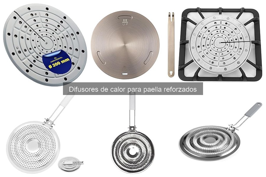 Alternativas a los difusores de calor para paella reforzados