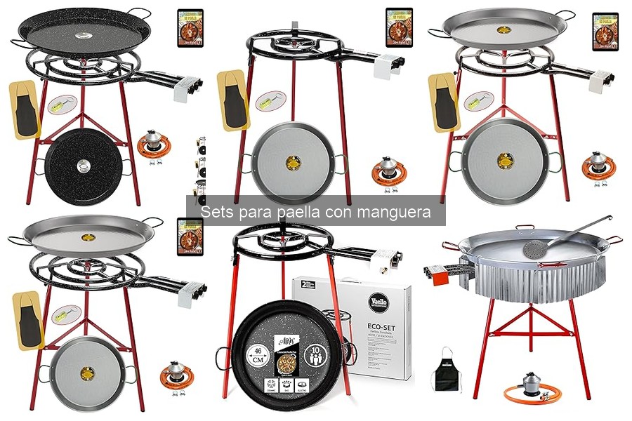 Alternativas a los sets para paella con manguera