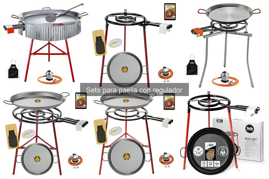 Alternativas a los sets para paella con regulador