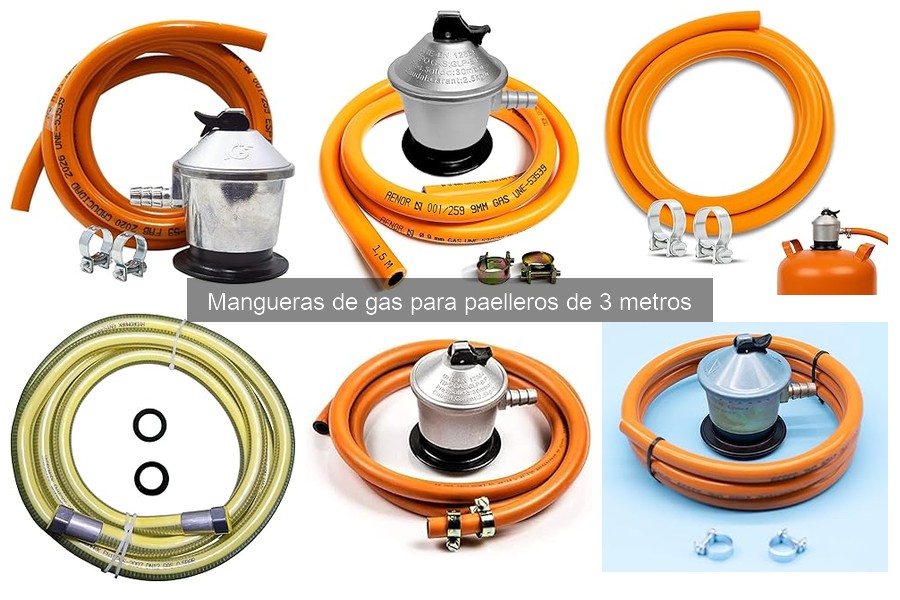 Alternativas a mangueras de gas de 3 metros para paelleros