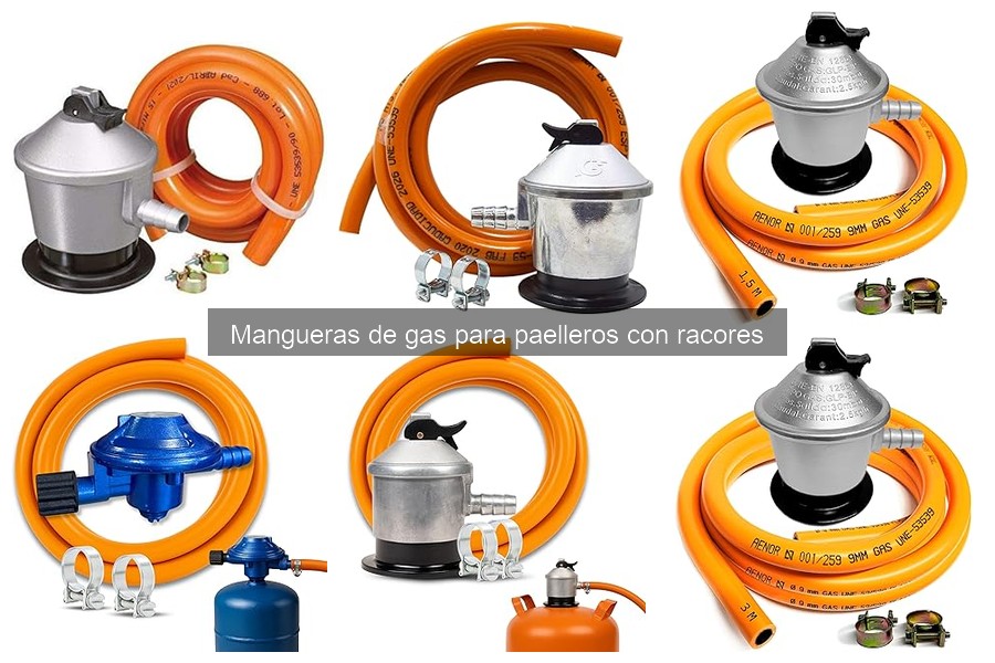 Alternativas a mangueras de gas para paelleros