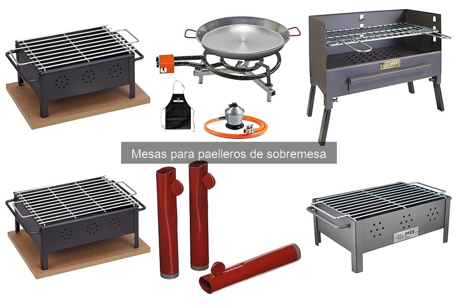 Alternativas a mesas para paelleros de sobremesa