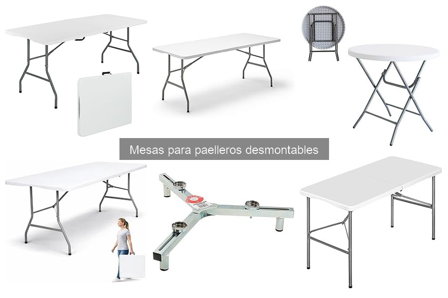 Alternativas a mesas para paelleros desmontables