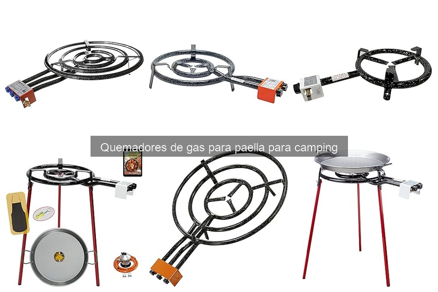 Alternativas a quemadores de gas para cocinar paella en camping