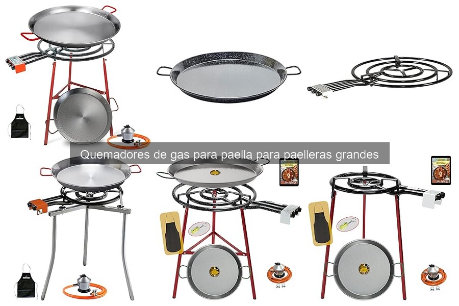 Alternativas a quemadores de gas para cocinar paella