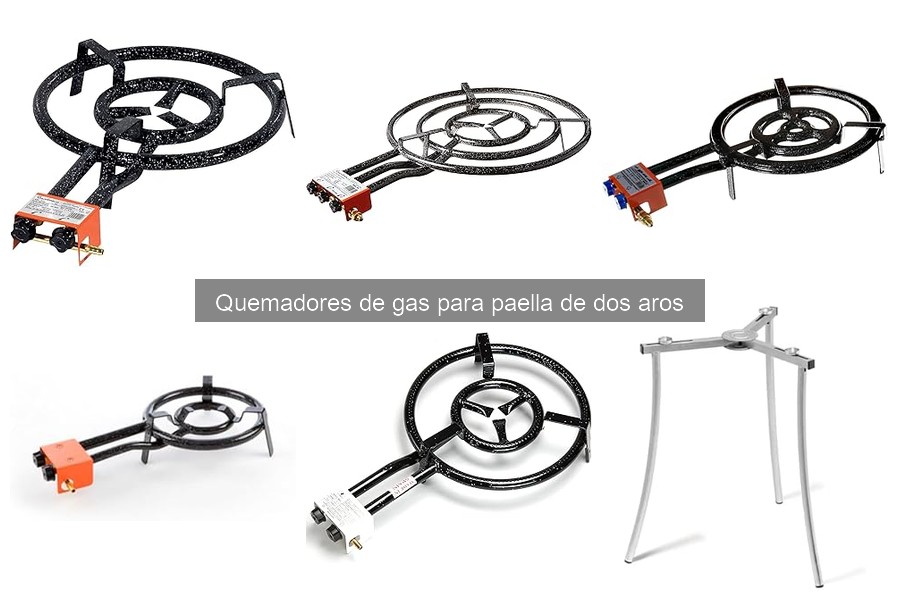 Alternativas a quemadores de gas para paella de dos aros