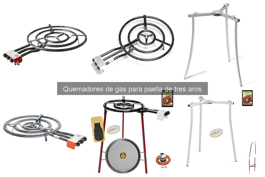 Alternativas a quemadores de gas para paella de tres aros