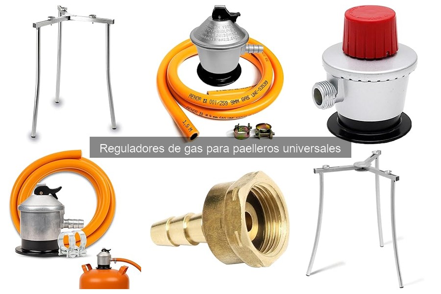 Alternativas a reguladores de gas para paelleros universales