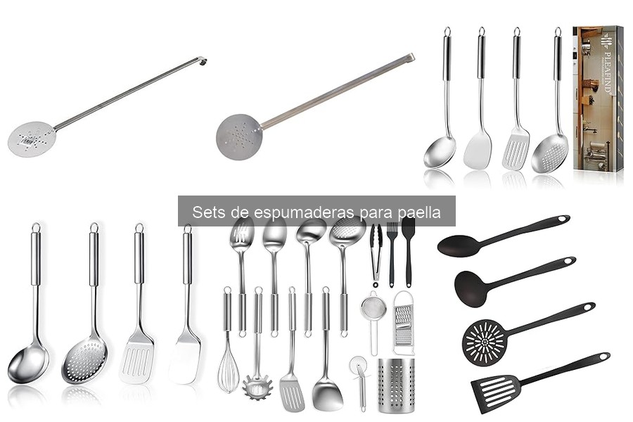Alternativas a Sets de Espumaderas para Paella Económicas