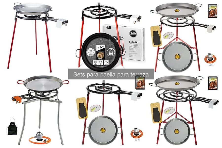 Alternativas a sets para paella en terrazas pequeñas
