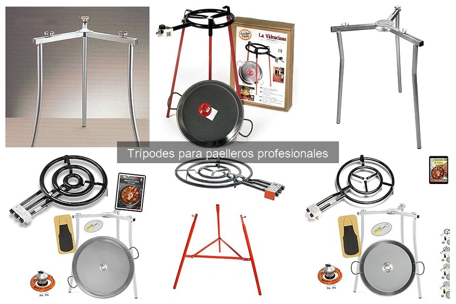 Alternativas a trípodes para paelleros: ¿Mejor soporte?