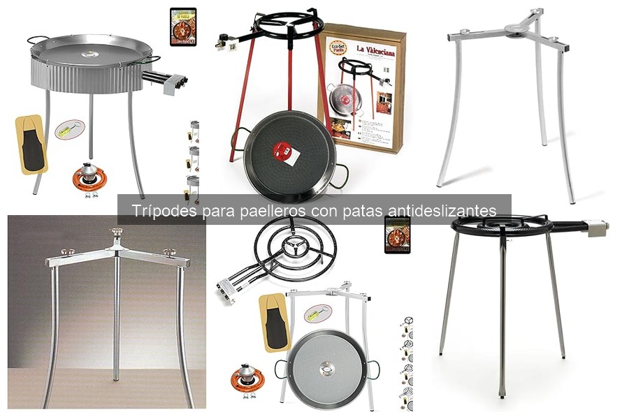 Alternativas a trípodes para paelleros: ¿qué usar?