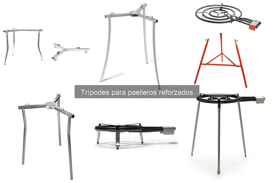 Alternativas a trípodes para paelleros reforzados