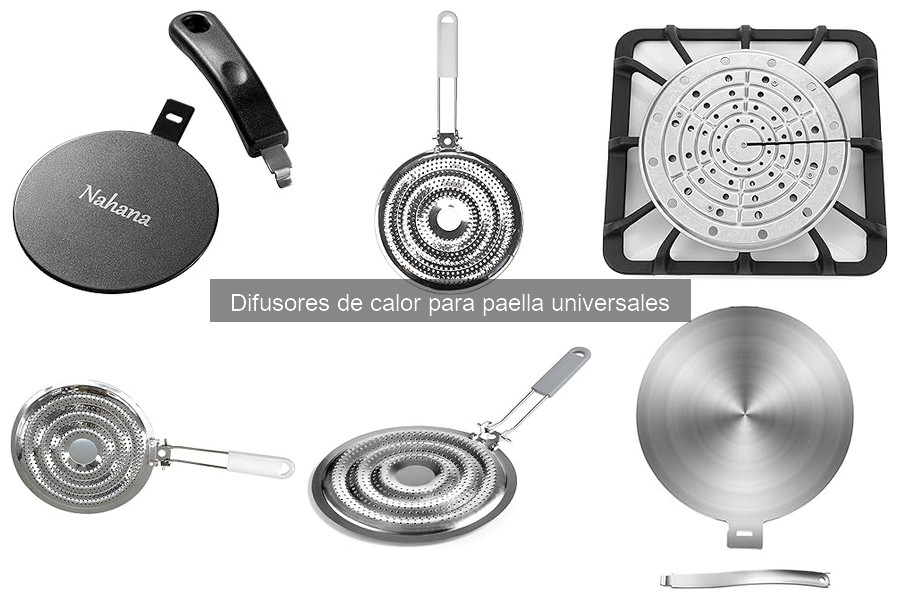 Alternativas al difusor de calor para paella