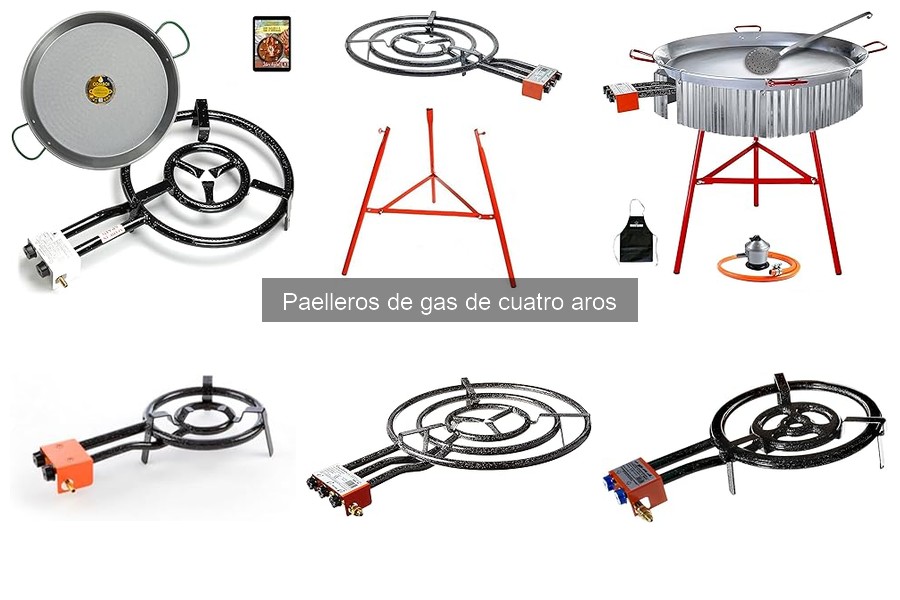 Alternativas al paellero de gas de cuatro aros para cocinar al aire libre