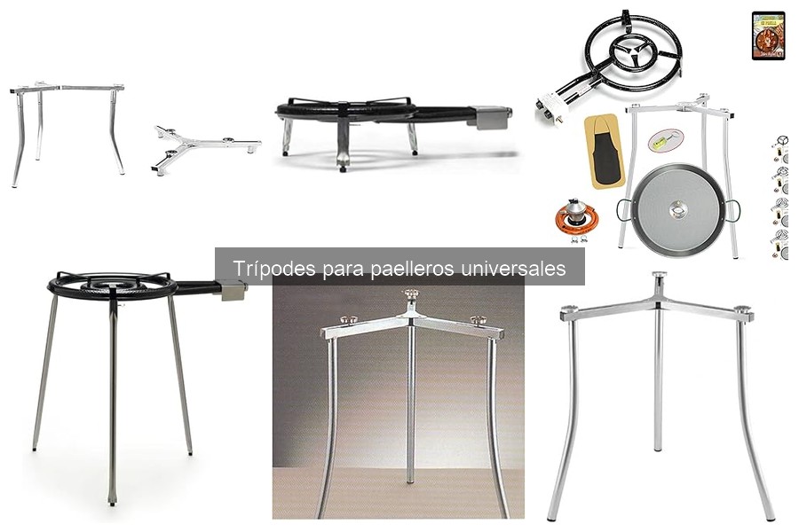 Alternativas económicas a trípodes para paelleros