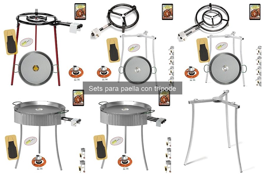Beneficios de usar un trípode para cocinar paellas
