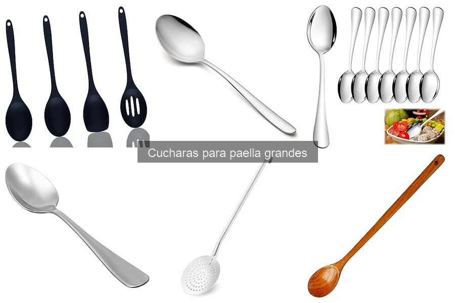Características Clave de Cucharas para Paella Grandes