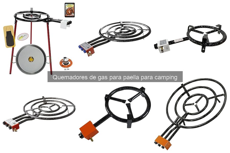 Características de quemadores de gas para camping