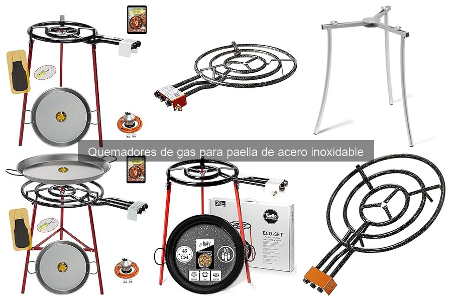 Características de seguridad en quemadores de gas para paella