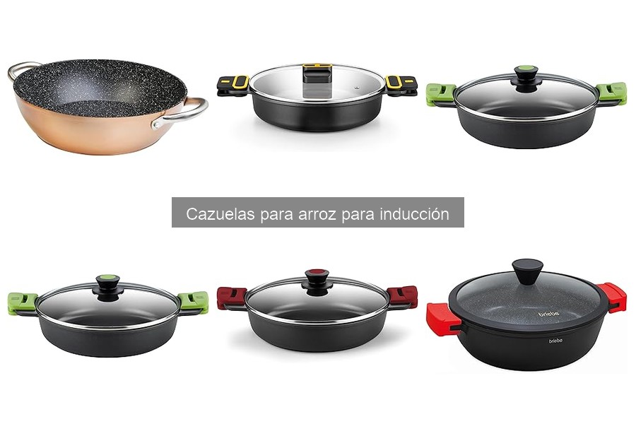 Cazuelas para arroz de inducción: definición y características