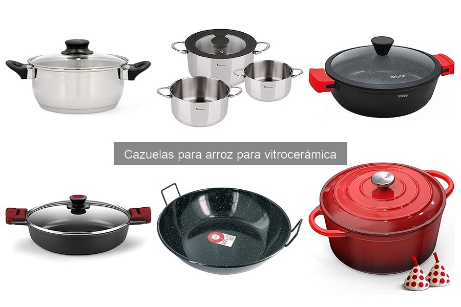Cazuelas para arroz en vitrocerámica: guía completa