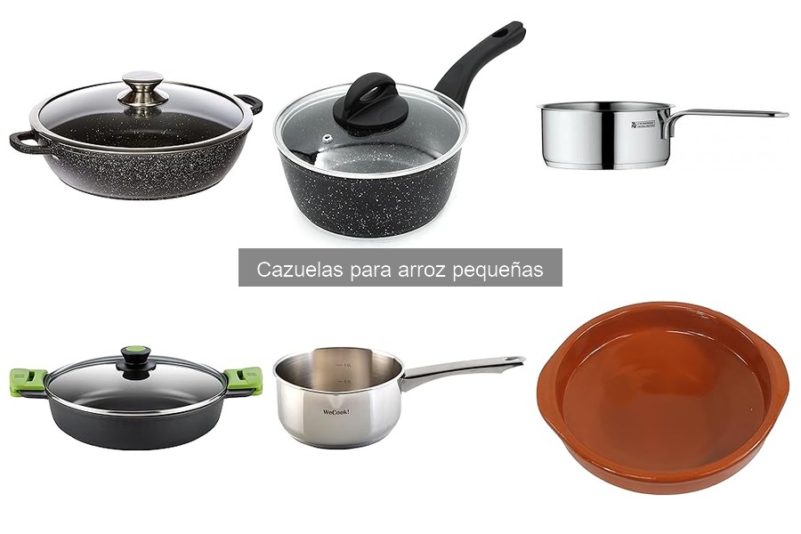 Cazuelas para arroz pequeñas más vendidas en Amazon