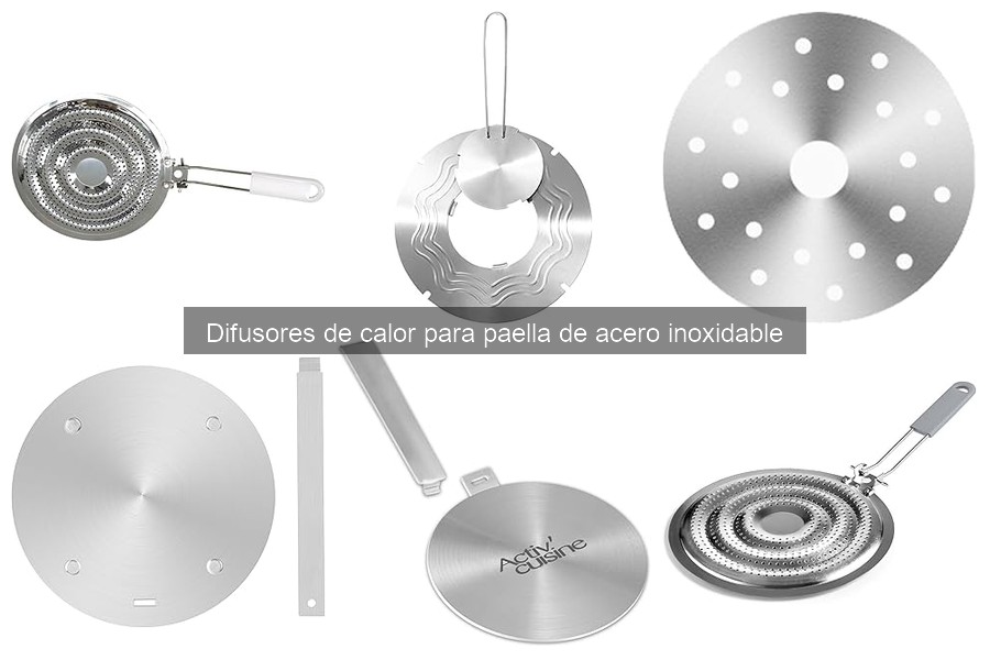 Cómo elegir el mejor difusor de calor para paella de acero inoxidable