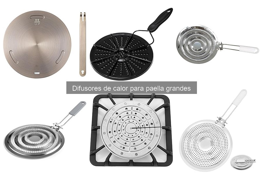Cómo elegir el mejor difusor de calor para paellas grandes