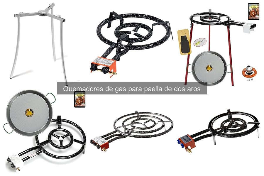 Cómo elegir el mejor quemador de gas para paella de dos aros